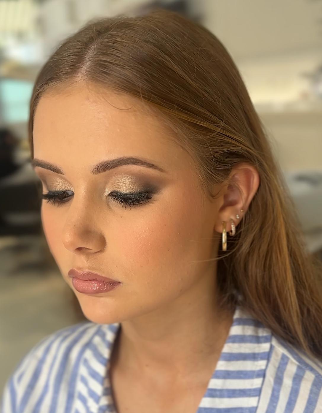 Moonlit Silk eye shadow look by Amber Linane, makeup artist Queensland